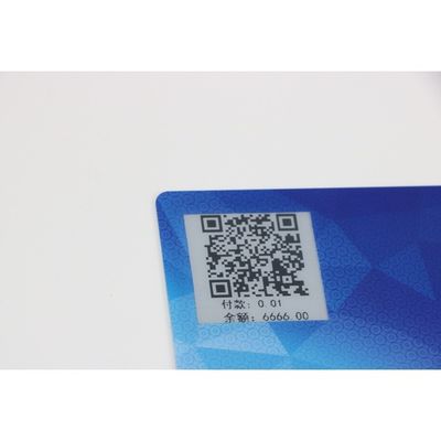QR κώδικα ανέπαφο 13.56mHz Rfid επίδειξης βιομετρικό δακτυλικό αποτύπωμα καρτών πληρωτέο
