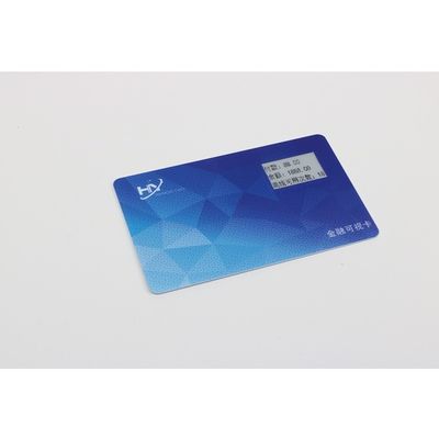 Πιστωτική κάρτα οθόνης ISO7816 NFC μελανιού Ε 13 ασύρματης μπιτ χρέωσης κλειδιών