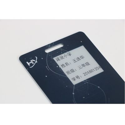 Πληρωμή 1.5mm έξυπνη κάρτα 7816 δακτυλικών αποτυπωμάτων ασφάλειας με την ηλεκτρονική οθόνη μελανιού