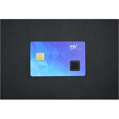 Υλικοσα- κάρτα 3.0mm δακτυλικών αποτυπωμάτων σχεδίου βιομετρική διεπαφή 7816
