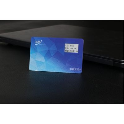 Οθόνη 7816 μελανιού παθητική οπτική κάρτα τσιπ καρτών 13.56mHz RFID καρτών
