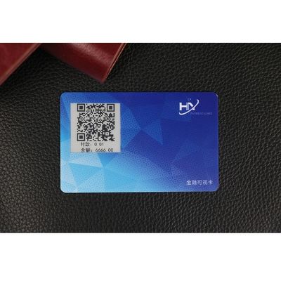 Έξυπνη κάρτα Bluetooth δακτυλικών αποτυπωμάτων καρτών FPC ταυτότητας αναγνωριστικών σημάτων οθόνης BLE μελανιού 1,54 ίντσας