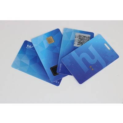 Ψηφιακή φράσσοντας κάρτα 7816 κουμπιών RFID μπλε υψηλή συχνότητα σχεδιαγράμματος δαιμονίου