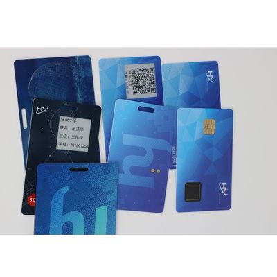 Κάρτα 1.4mm πάχος 7816 ασπίδων υψηλής συχνότητας rfid διεπαφή